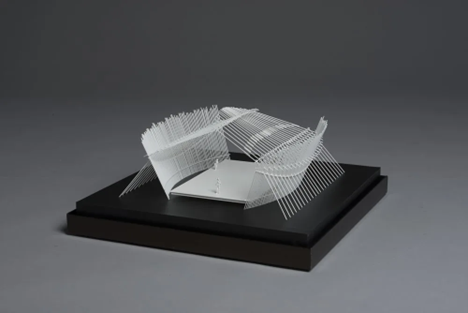 「竹亭」模型（2000）（圖片來源：M+藏品及檔案之嚴迅奇檔案）