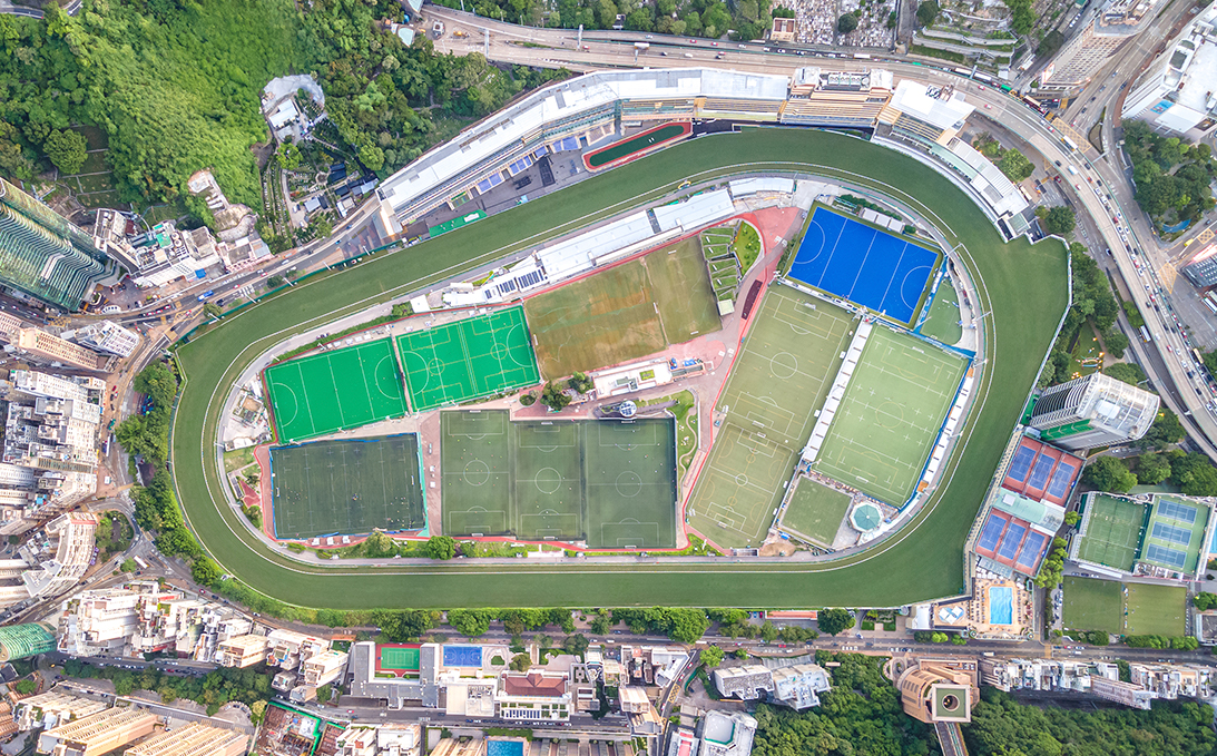 跑馬地馬場是該區最具標誌性的場地。（圖片來源：Shutterstock）