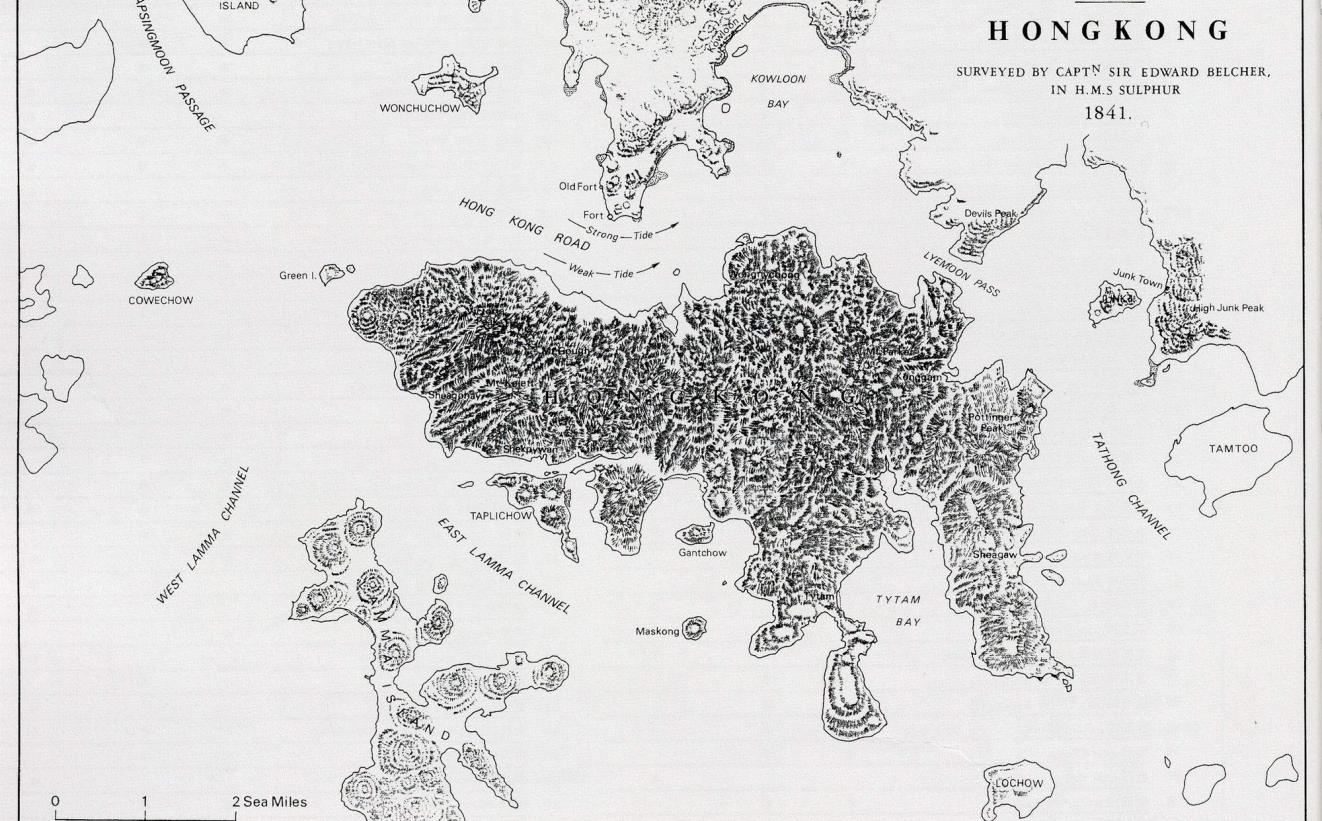 1841年香港地圖