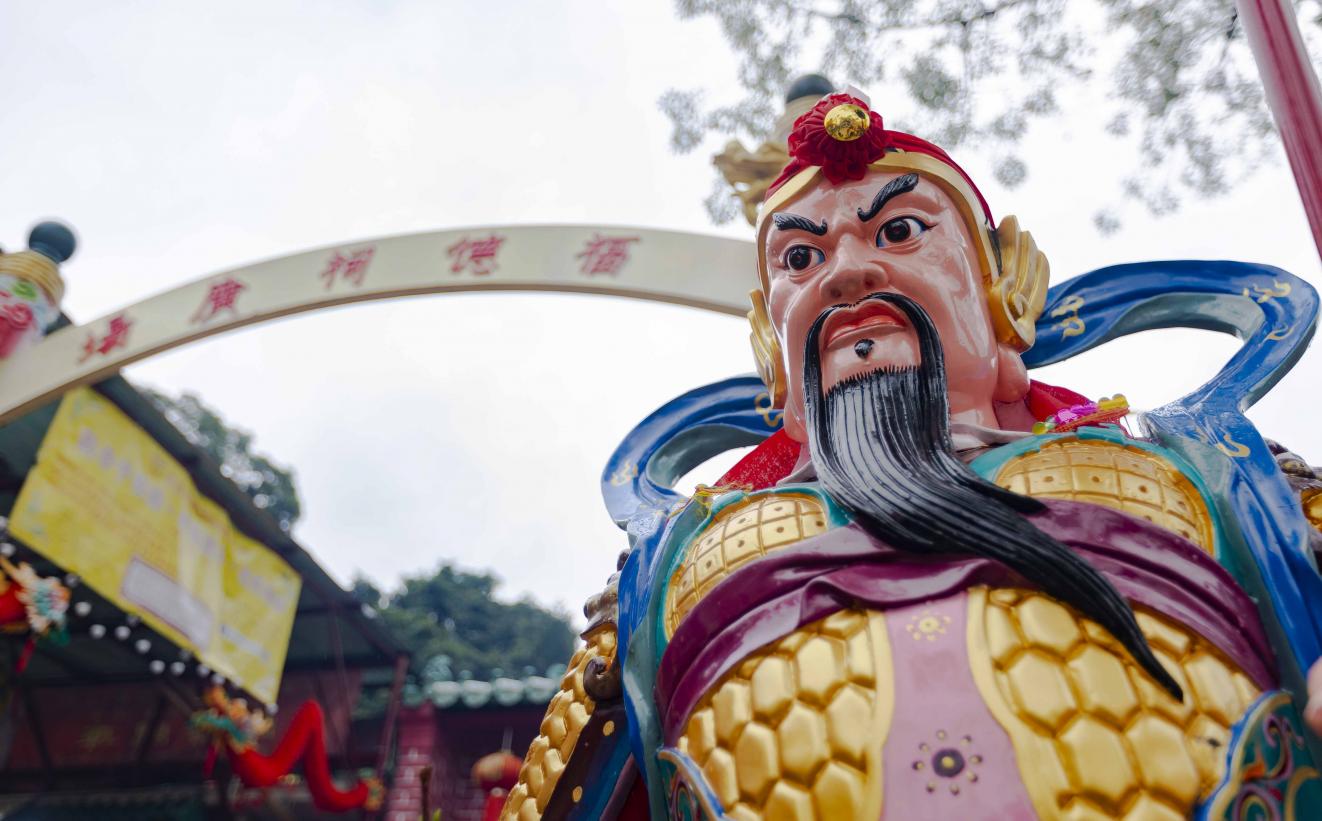 三國迷必訪筲箕灣劉關張廟宇群 張飛誕40周年   疫下首復辦醒獅巡遊