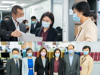 中聯辦代表團到訪中心