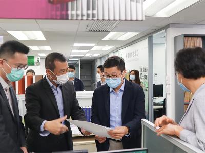 中聯辦宣文部到訪中心