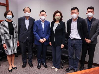 拜訪中聯辦宣傳文體部副部長張國義先生